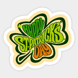 Happy Saint Patrick's Day Sticker Sticker